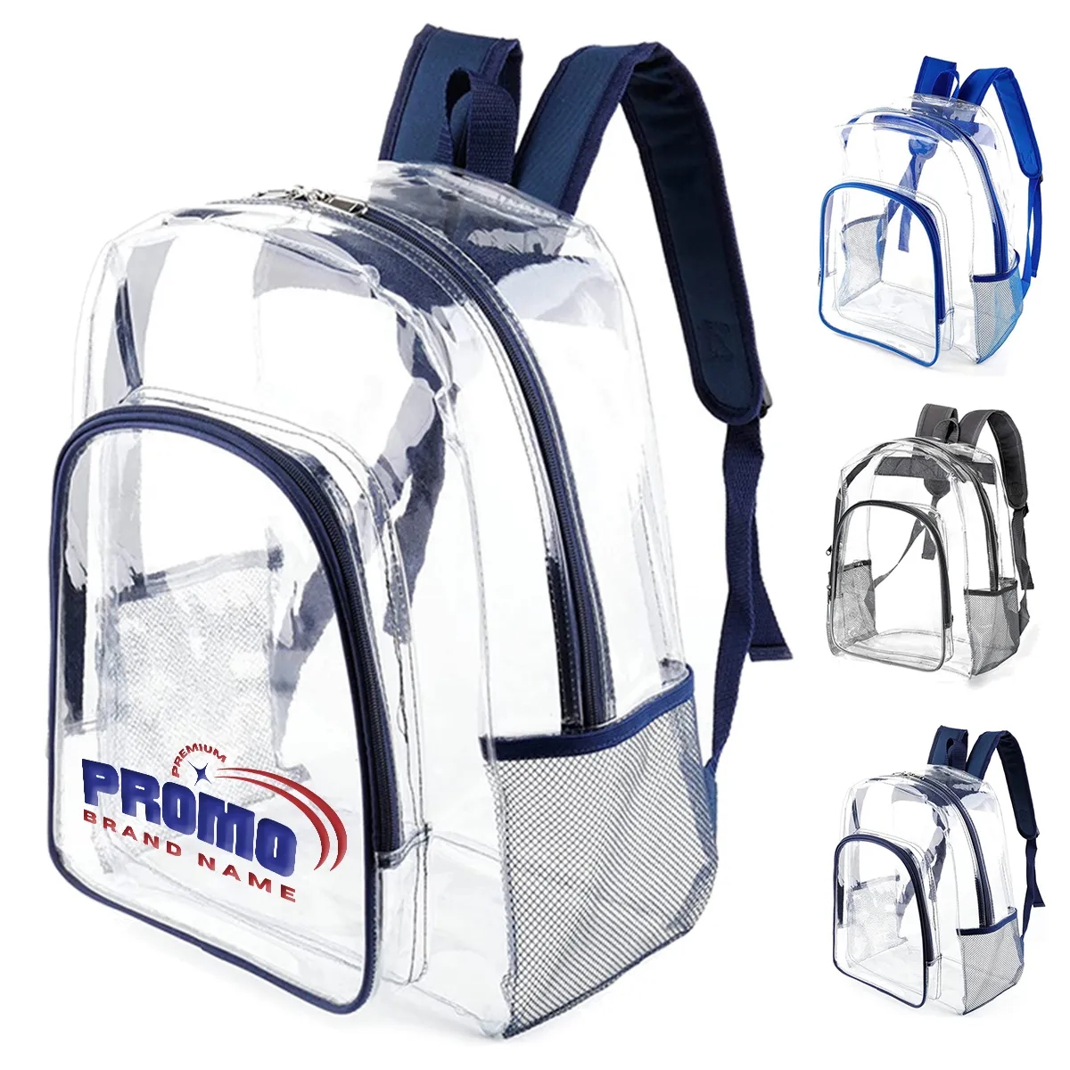 Clear Backpack Heavy Duty See Through Bookbag 2