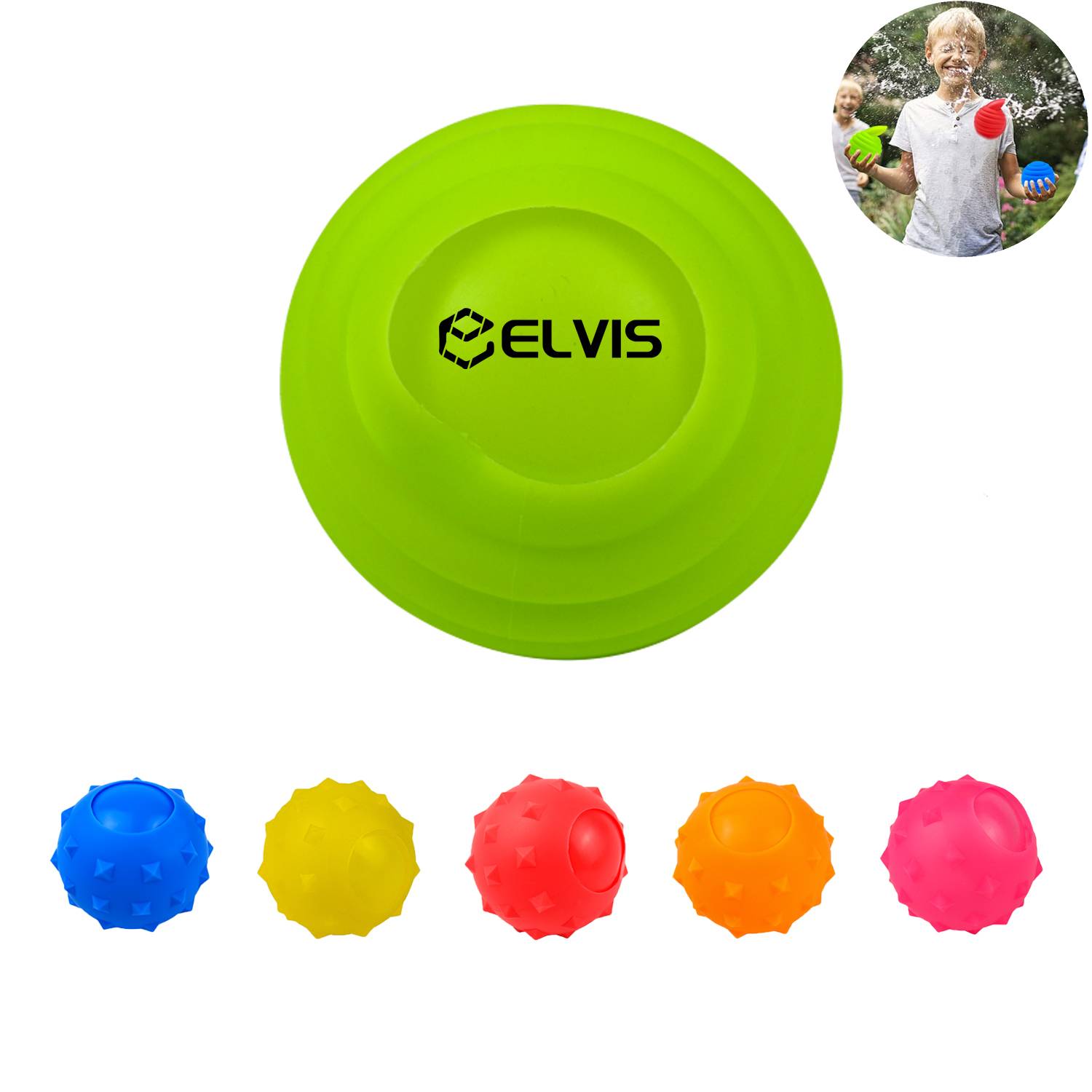 Automatic water filled silicone glue balloon 6