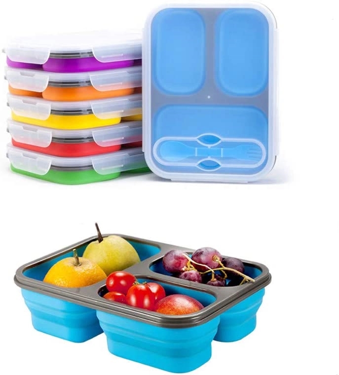 Folding Silicone Lunch Box 8