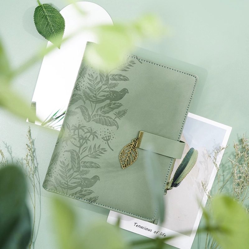 PU Leather A5 Business Travel Journal Binder Notebook 16