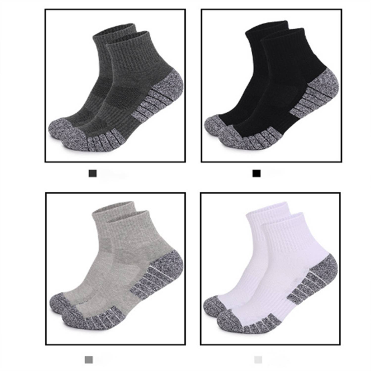 Cushioned Athletic Ankle No Show Socks 6