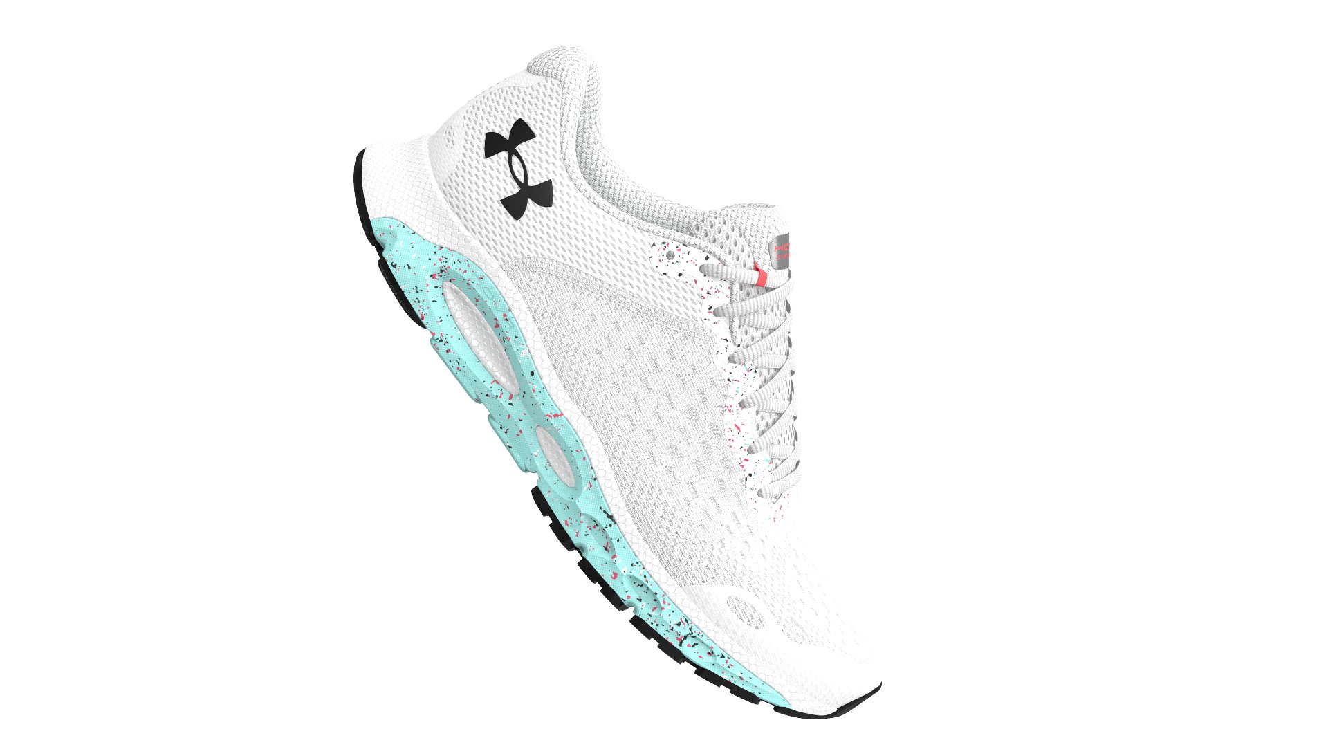 Women's UA HOVR Infinite 3 Paint Splatter Running Shoes 1