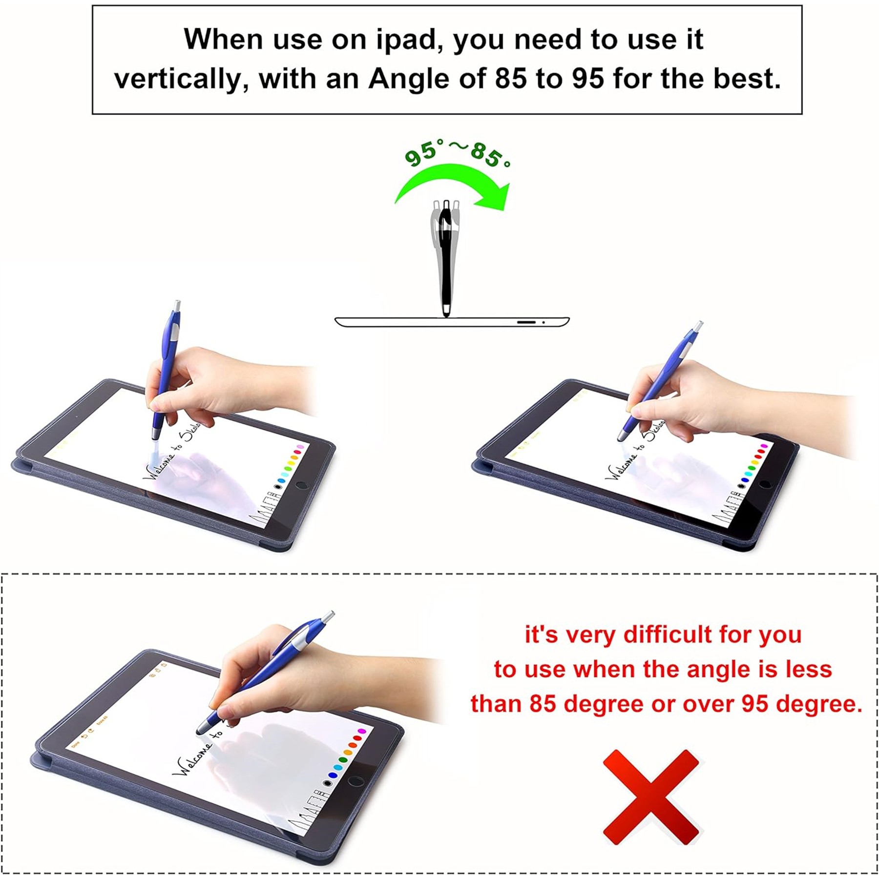 Slim Ballpoint Pen with Stylus 3