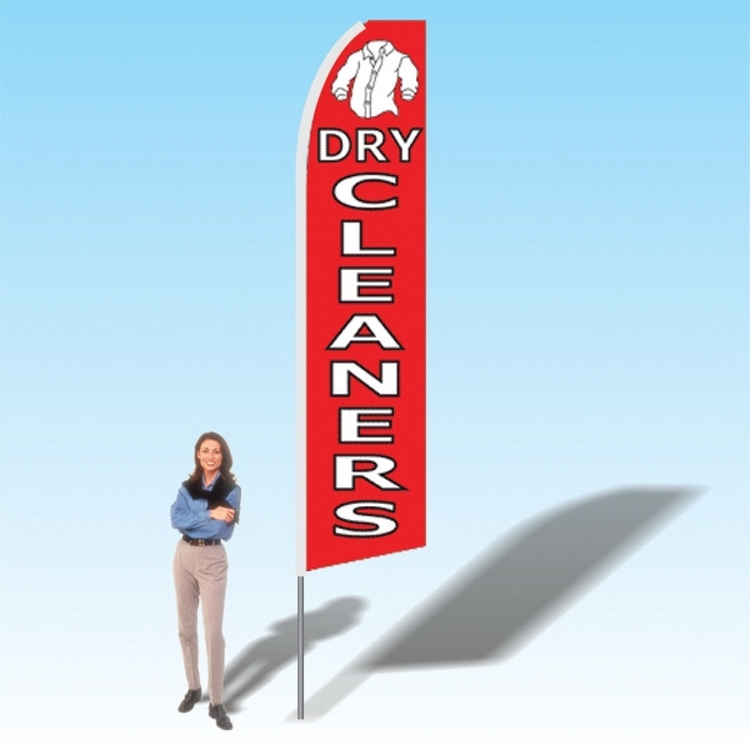 15FT Dry Cleaner Advertising Banner Flag 2