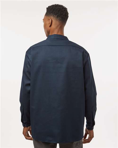 Men's Tall Long Sleeve Work Shirt - 5574T 9