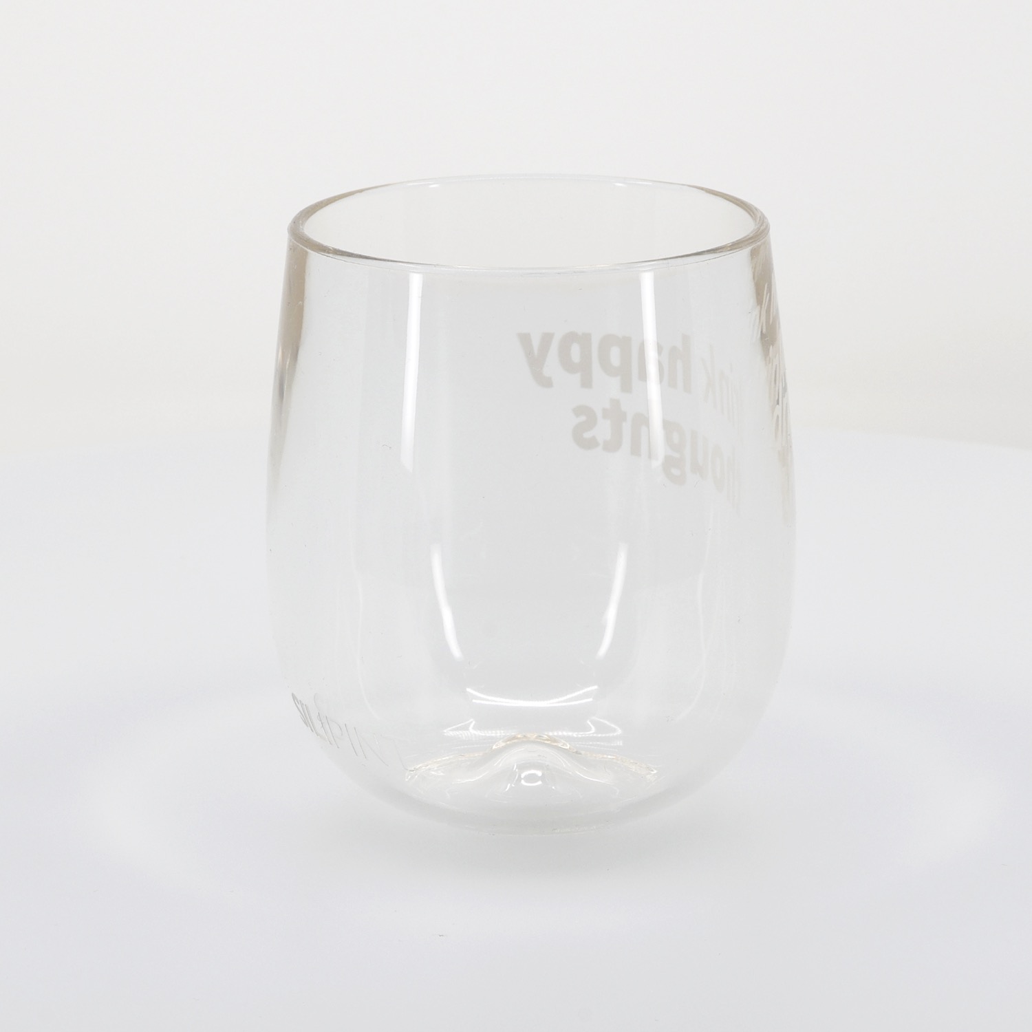 Silipint® Clear Stemless Wine Glass - 12 oz. 76
