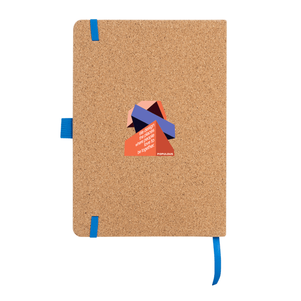 Hickory Cork & Recycled PU Notebook 13