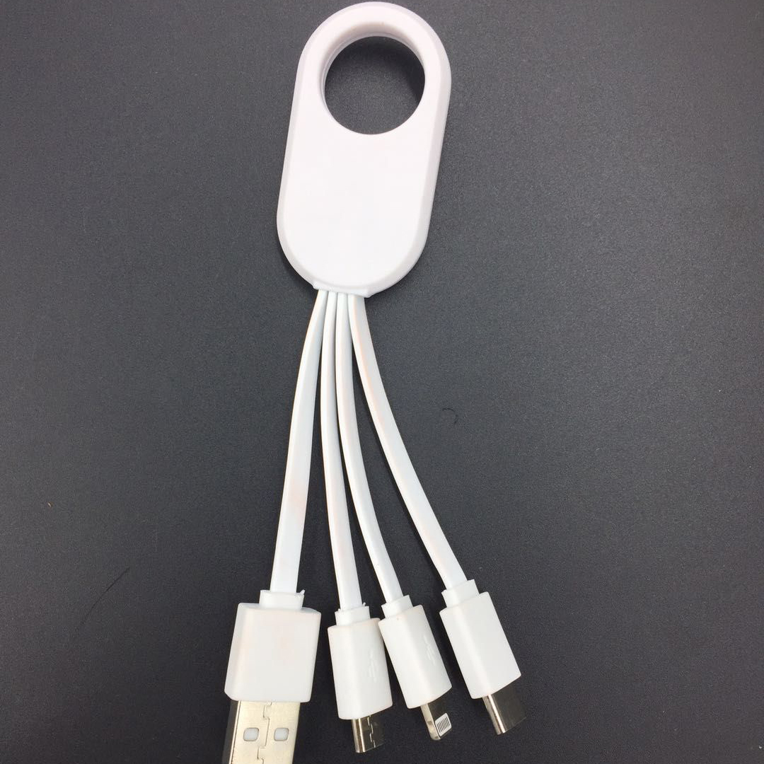 2A 3 in 1 Charging USB Cable for Phone 4