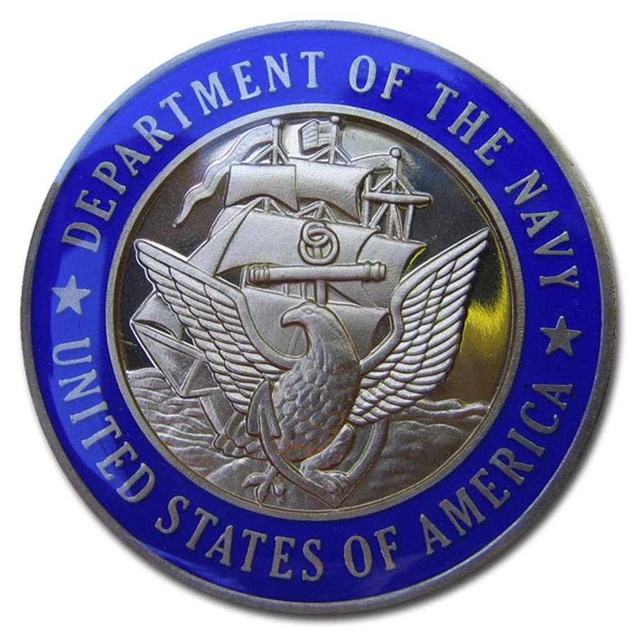 Zinc Alloy Challenge Coin with Antique Finish - Die Struck & 10