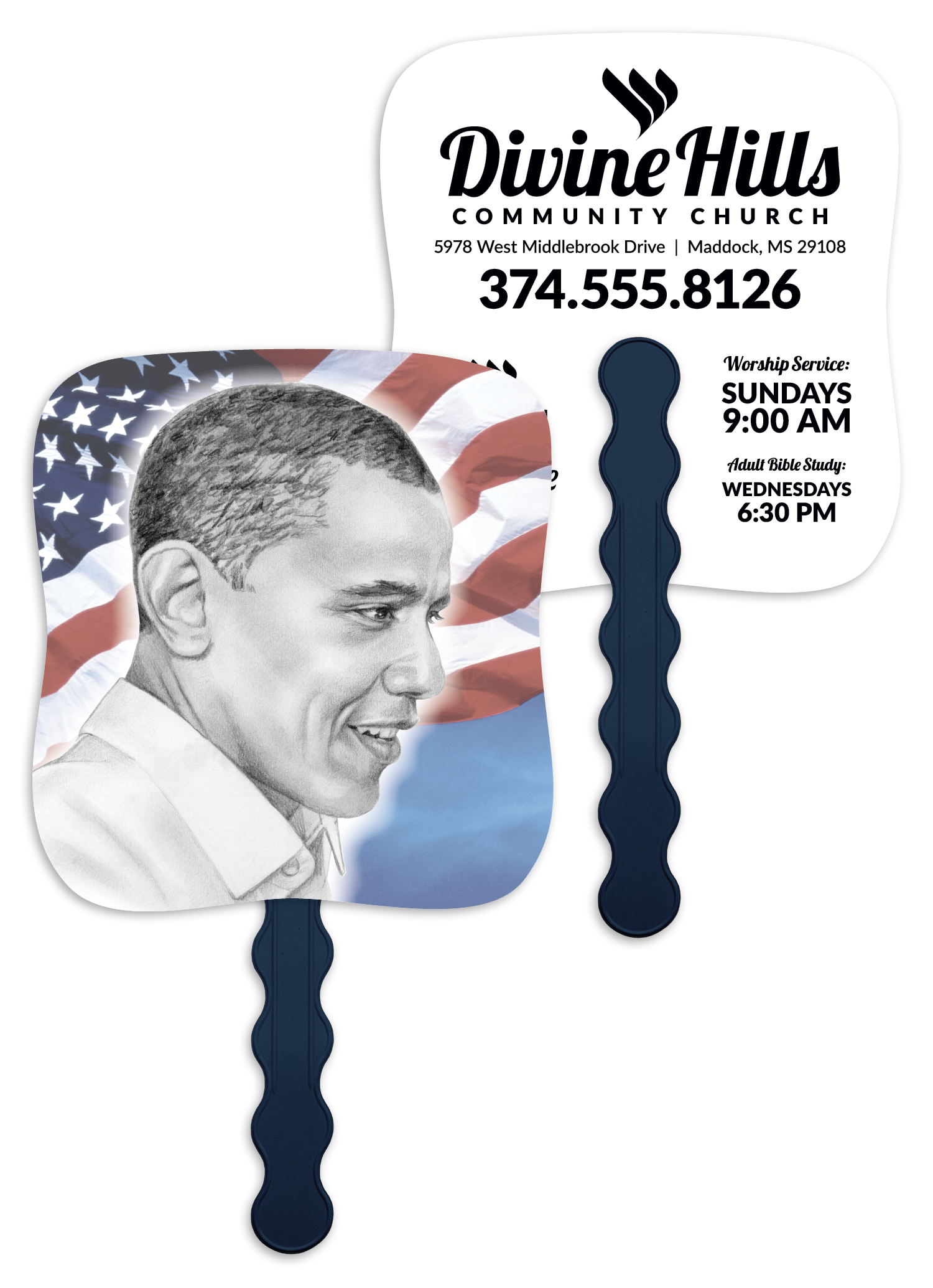 Skinner & Kennedy® President Barack Obama - Pictorial Fan 12