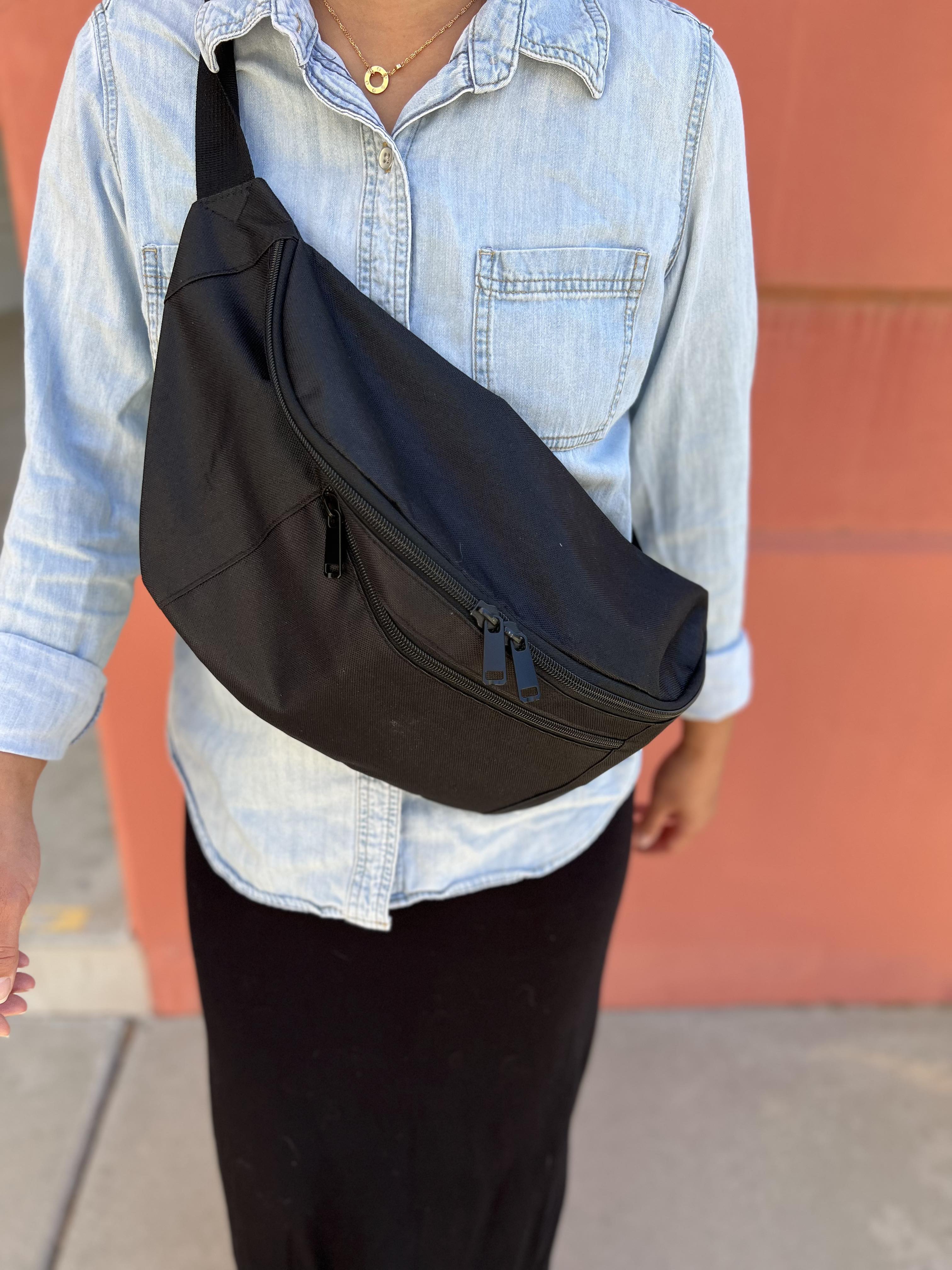Poly Oversized Crossbody Fanny Pack 2