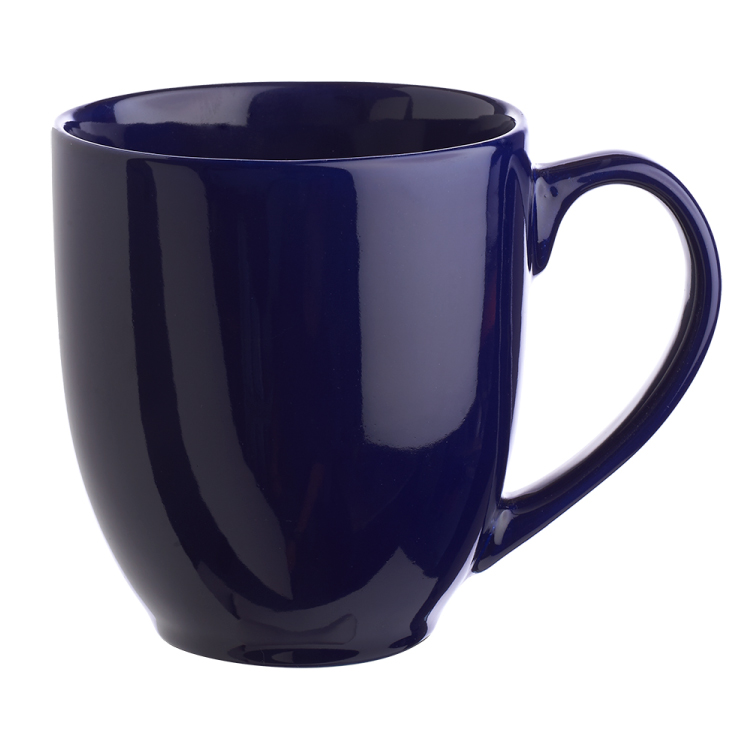 16 oz. Bistro Glossy Coffee Mug with Ceramic Coaster Set - Colors 3