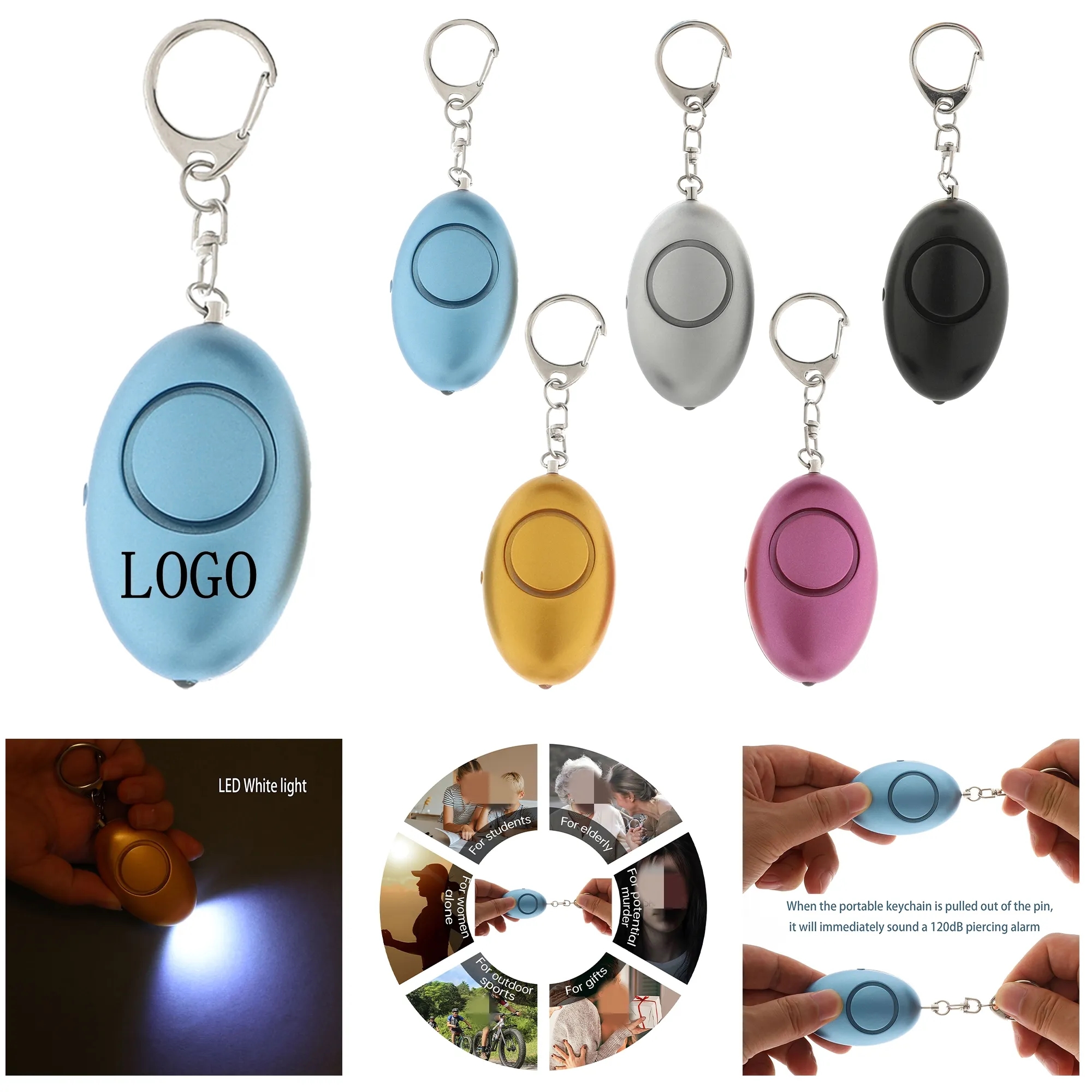 Emergency Police Keychain Light and Siren 2