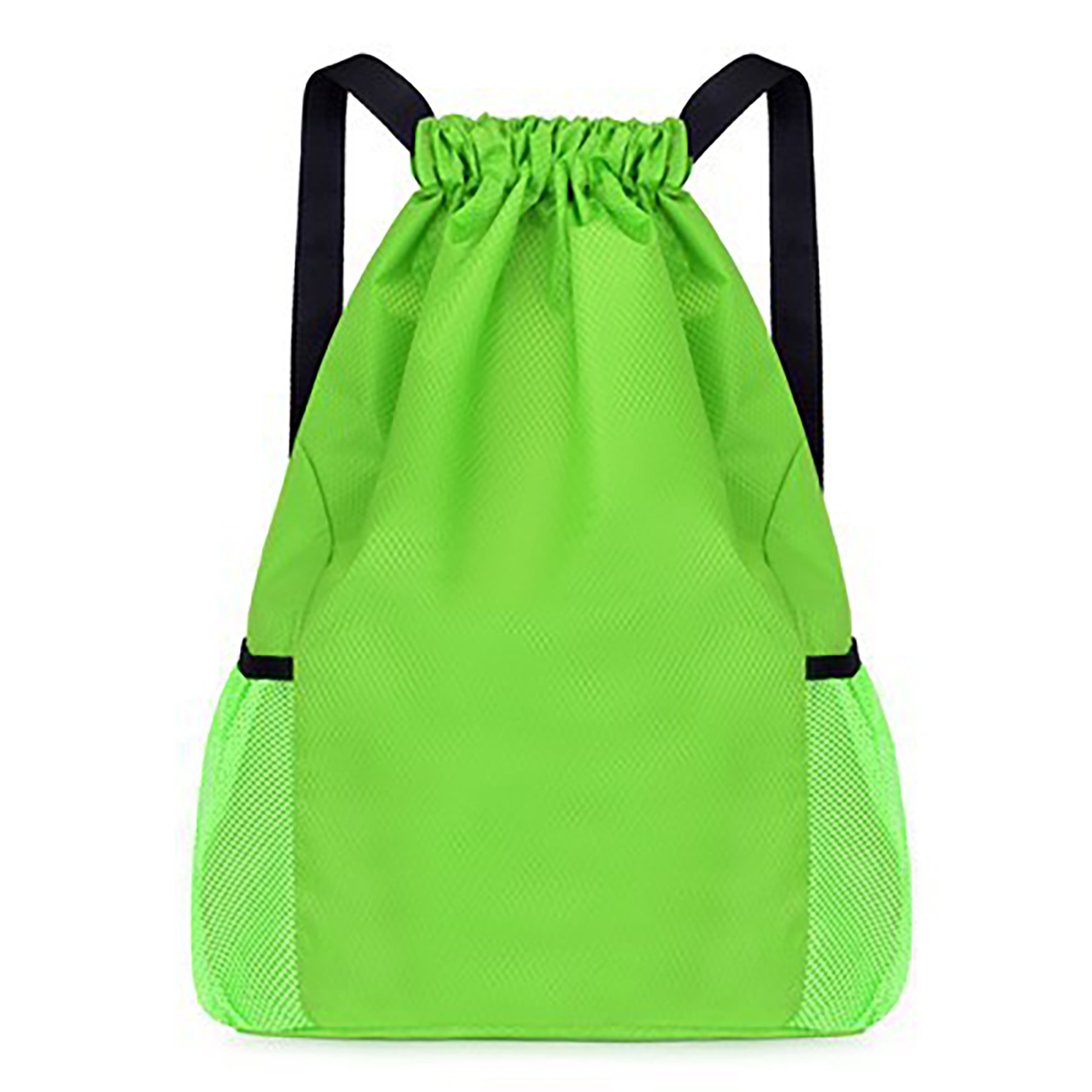 Drawstring Backpack with Two Side Pockets 4
