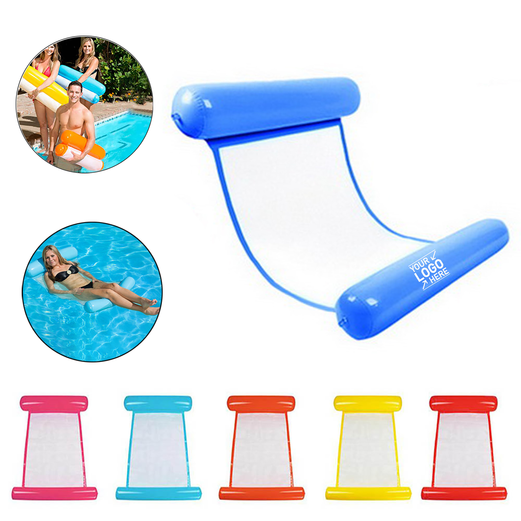 Floating Inflatable Water Hammock 2