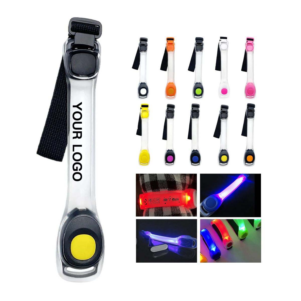 LED Safety Wristband for Running and Cycling at Night 1