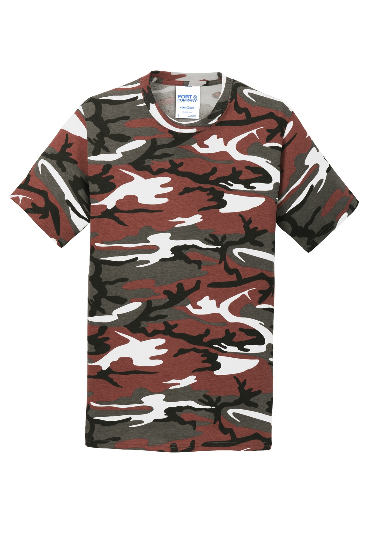 Port & Co Core Cotton Camo Tee. PC54C 29