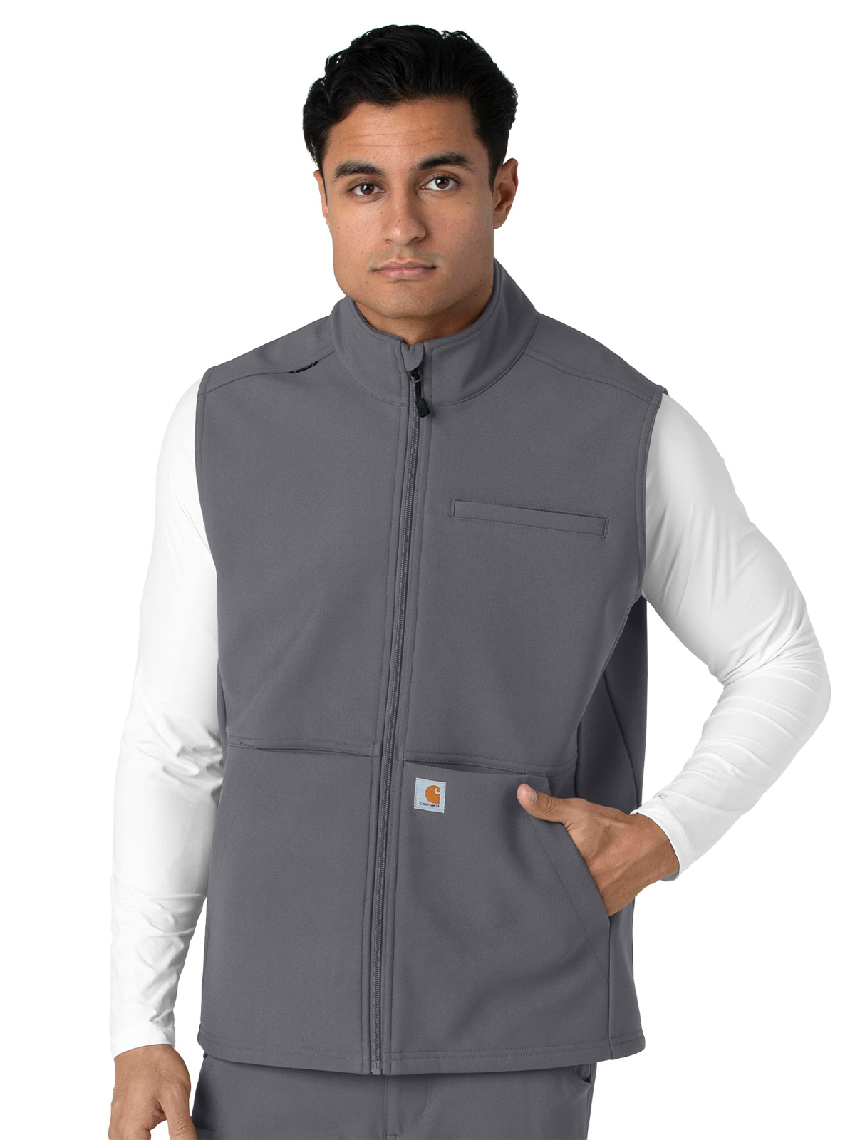Rugged Flex Peak Men's Four-Pocket Bonded Fleece Vest