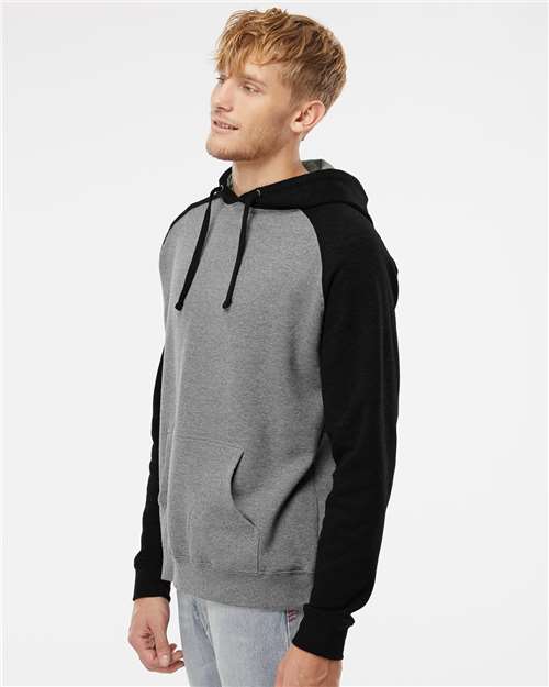 Unisex Raglan Hooded Sweatshirt - IND40RP 45