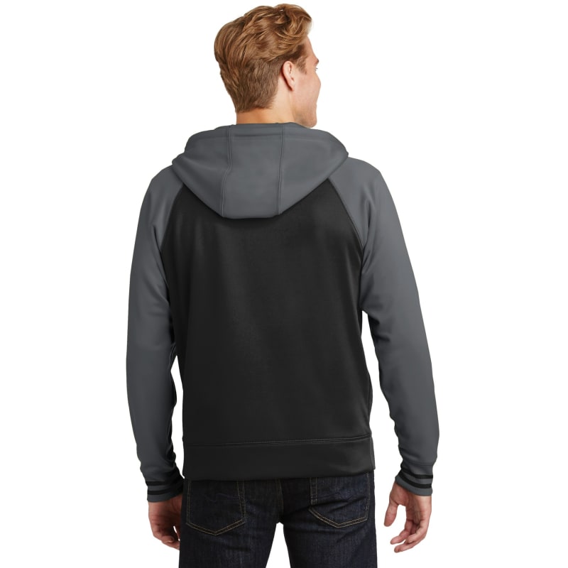 Sport-Tek Sport-Wick Varsity Fleece Full-Zip Hooded Jacket. 3