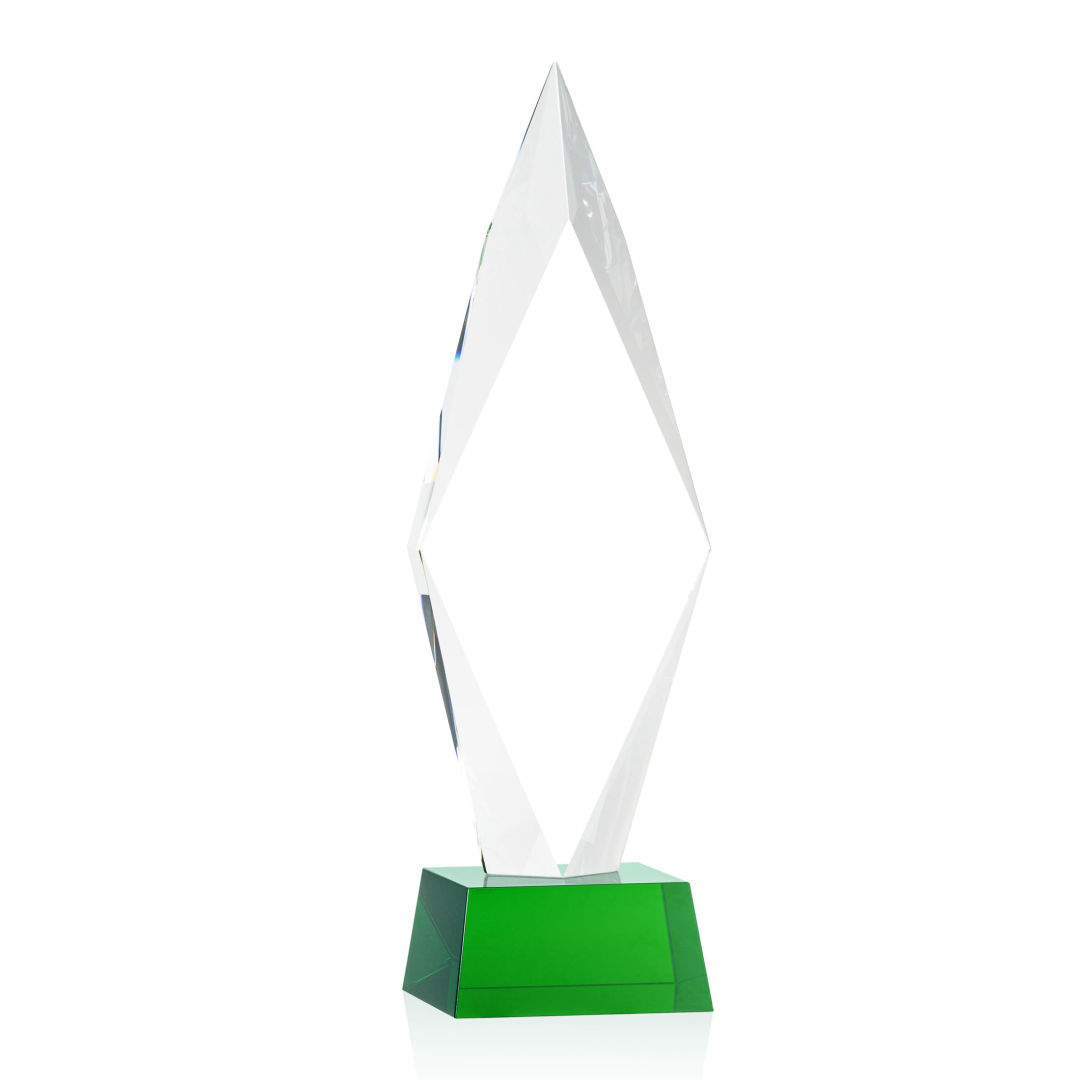Manilow VividPrint™ Award on Robson Base - Green 12