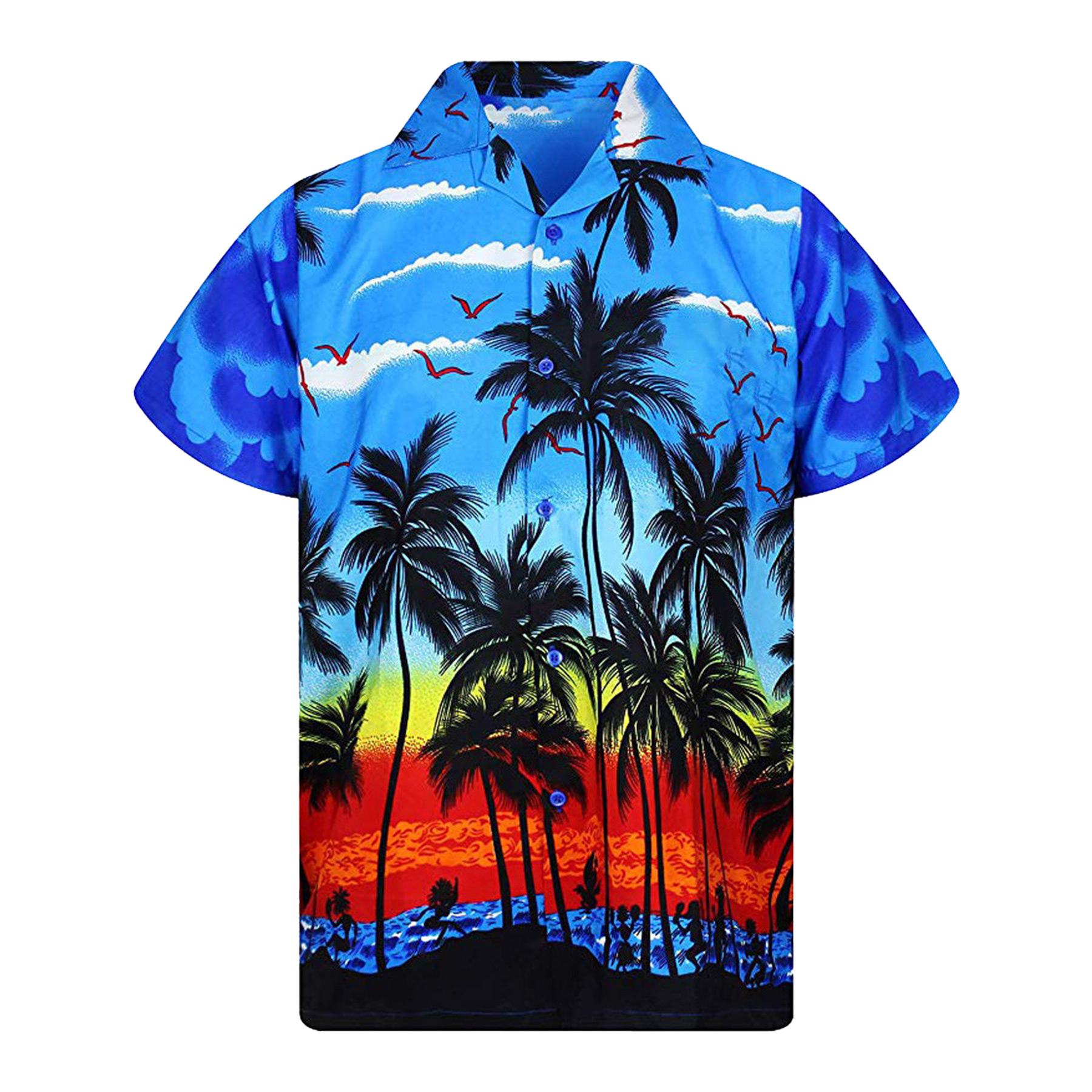Mens Hawaiian Short Sleeve Shirt 18