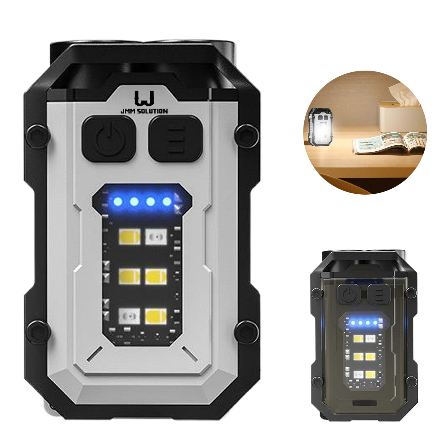 Multi Function ABS Keychain Flashlight for Outdoor 5