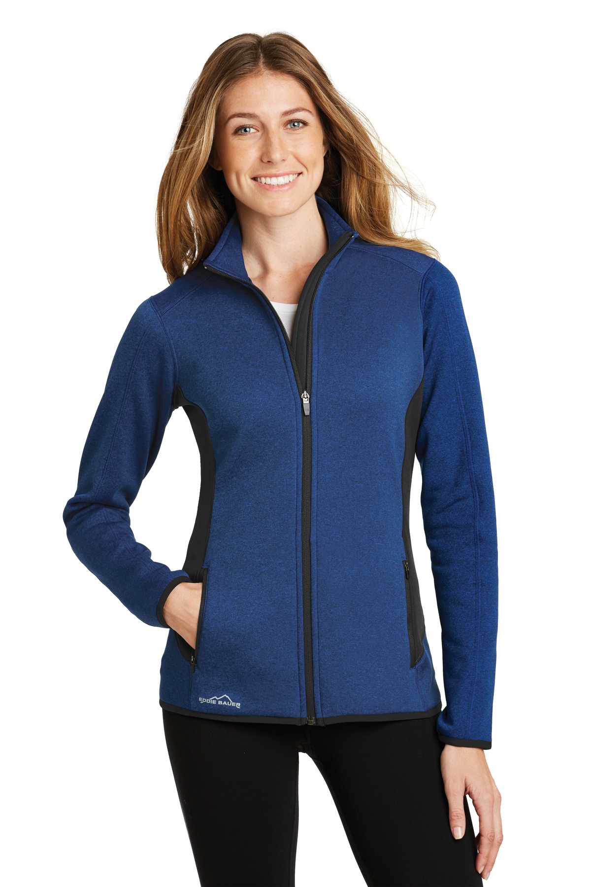 Eddie Bauer Women's Full-Zip Heather Stretch Fleece Jacket. EB239 24