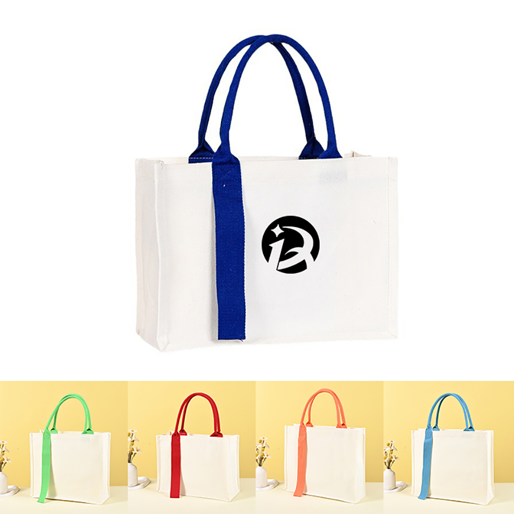 Handheld Canvas Tote Bag, custom tote bag with logo imprint 3