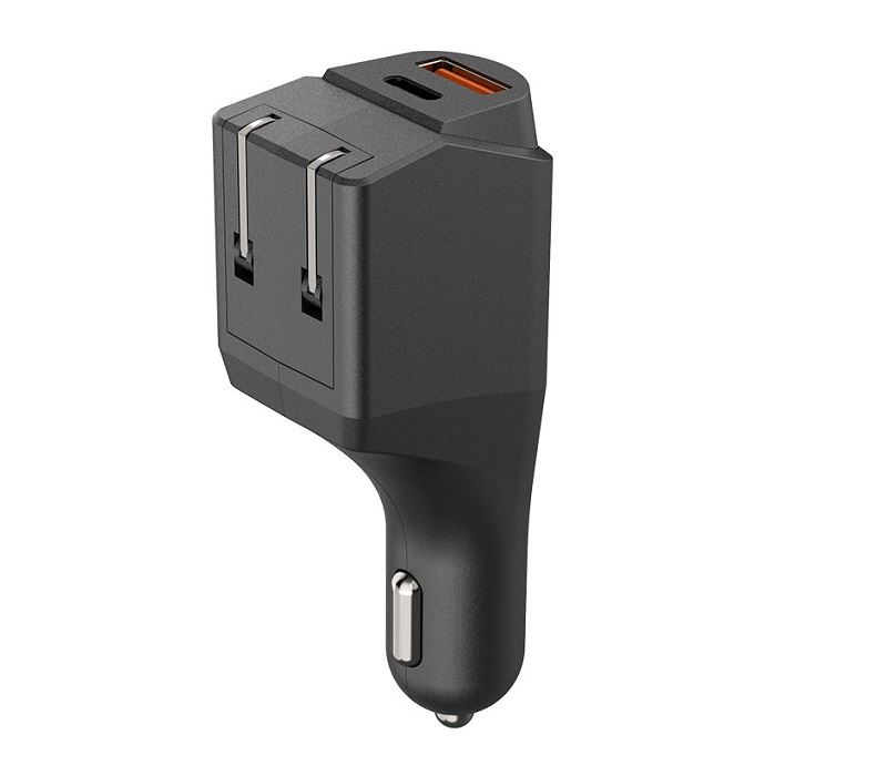 Dual Car+Wall Charger, 20W 4