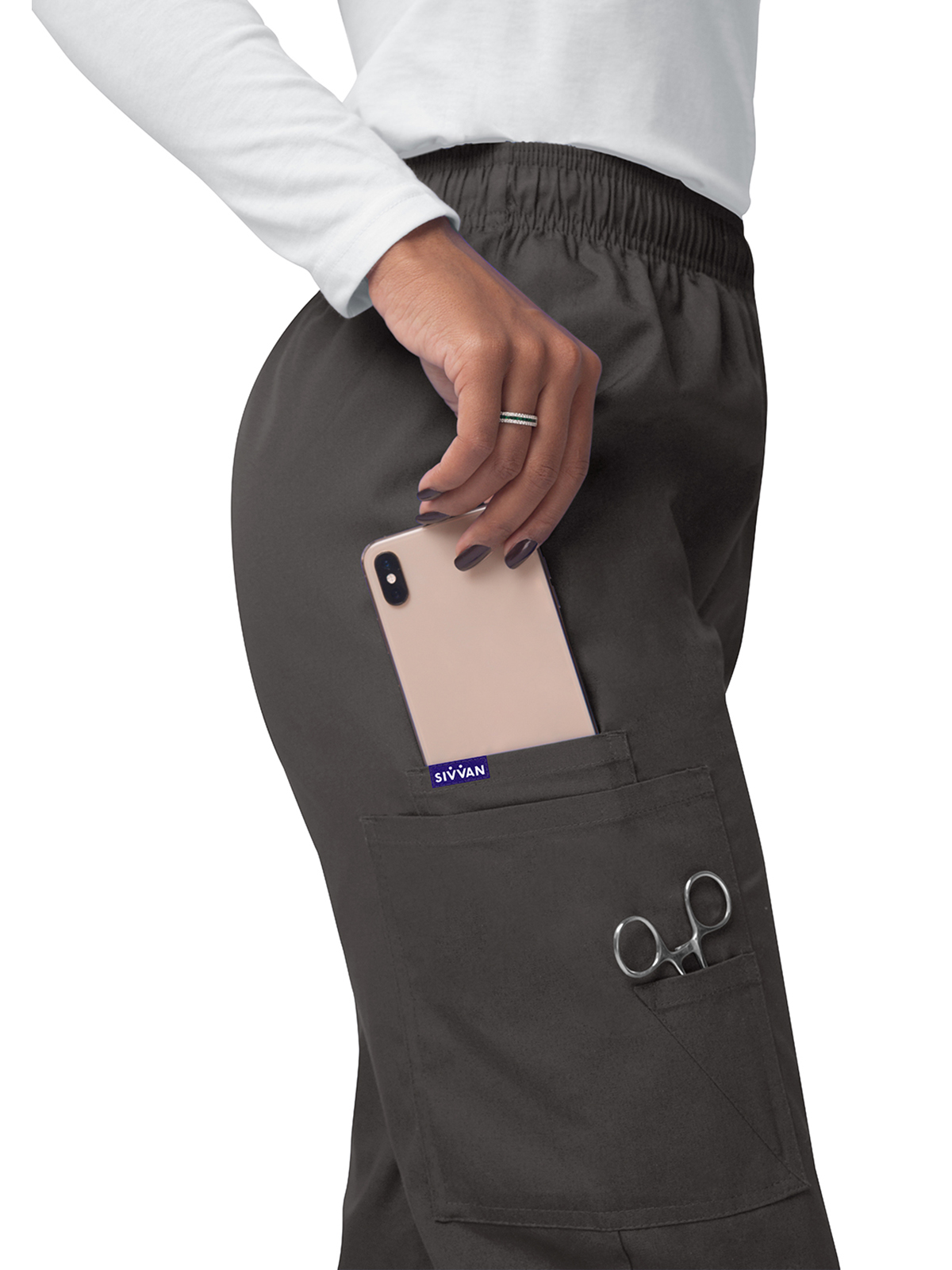 Adar - Sivvan - Women's Elastic Drawstring Cargo Pant 51