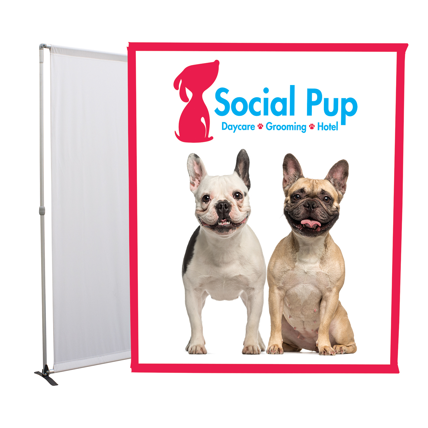 8' Bravo Expanding Display Replacement Banner Single-Sided 1