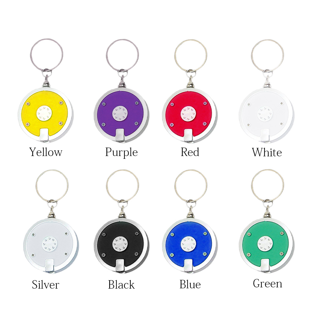 Round LED Keychain 18