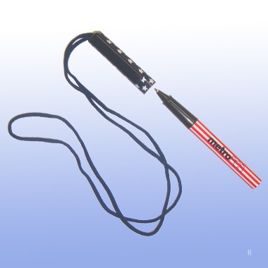AMERICAN FLAG PATRIOTIC PEN W/ NECK LANYARD 2