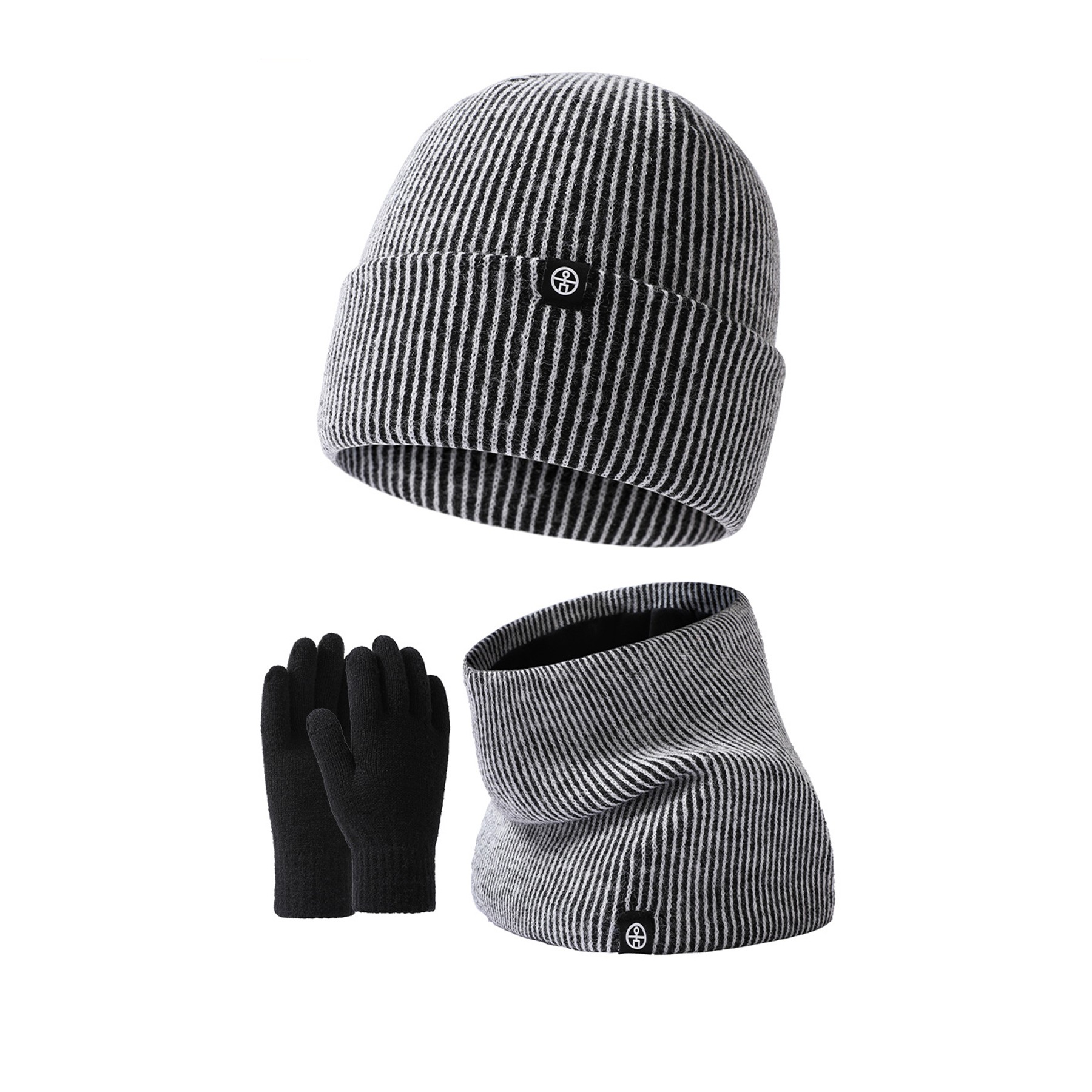 Winter Hat Scarf Gloves Set 3