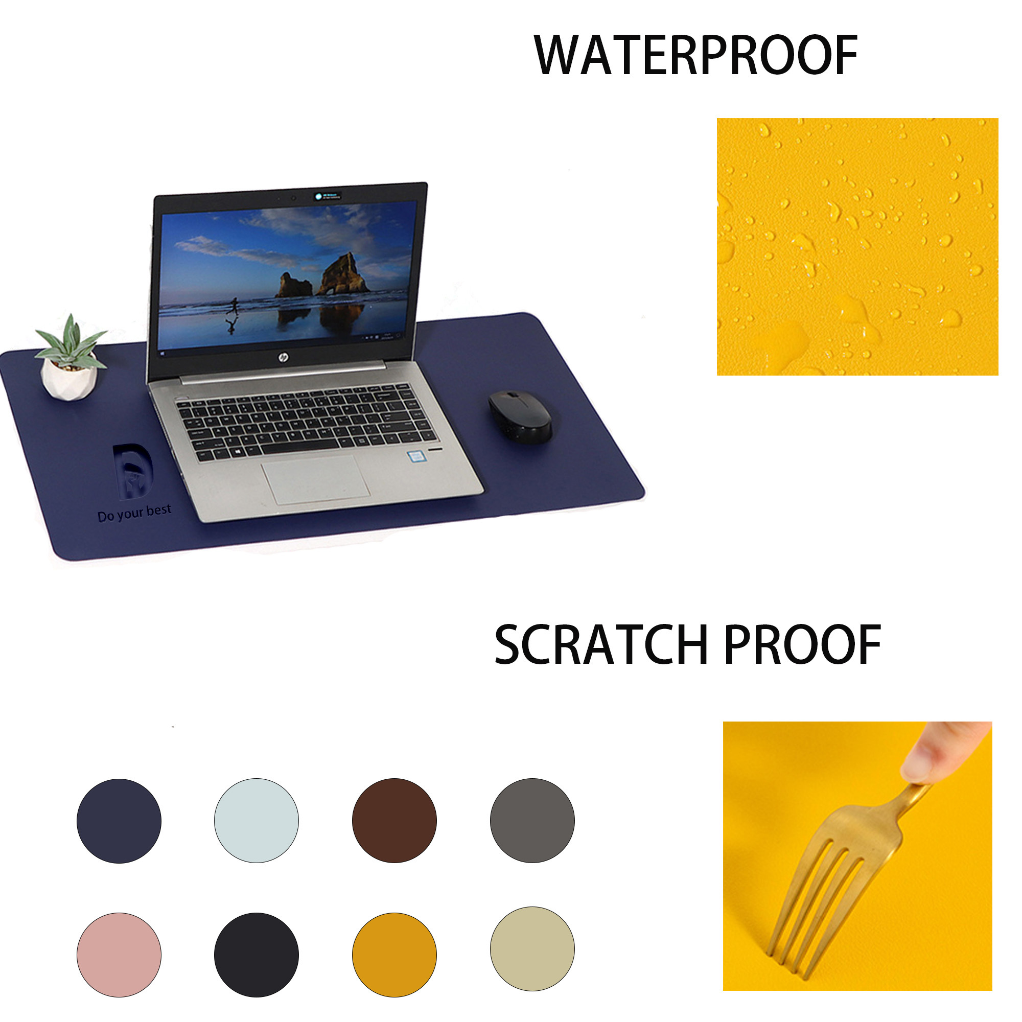 Bandage-Style Pu Leather Mouse Pad 1