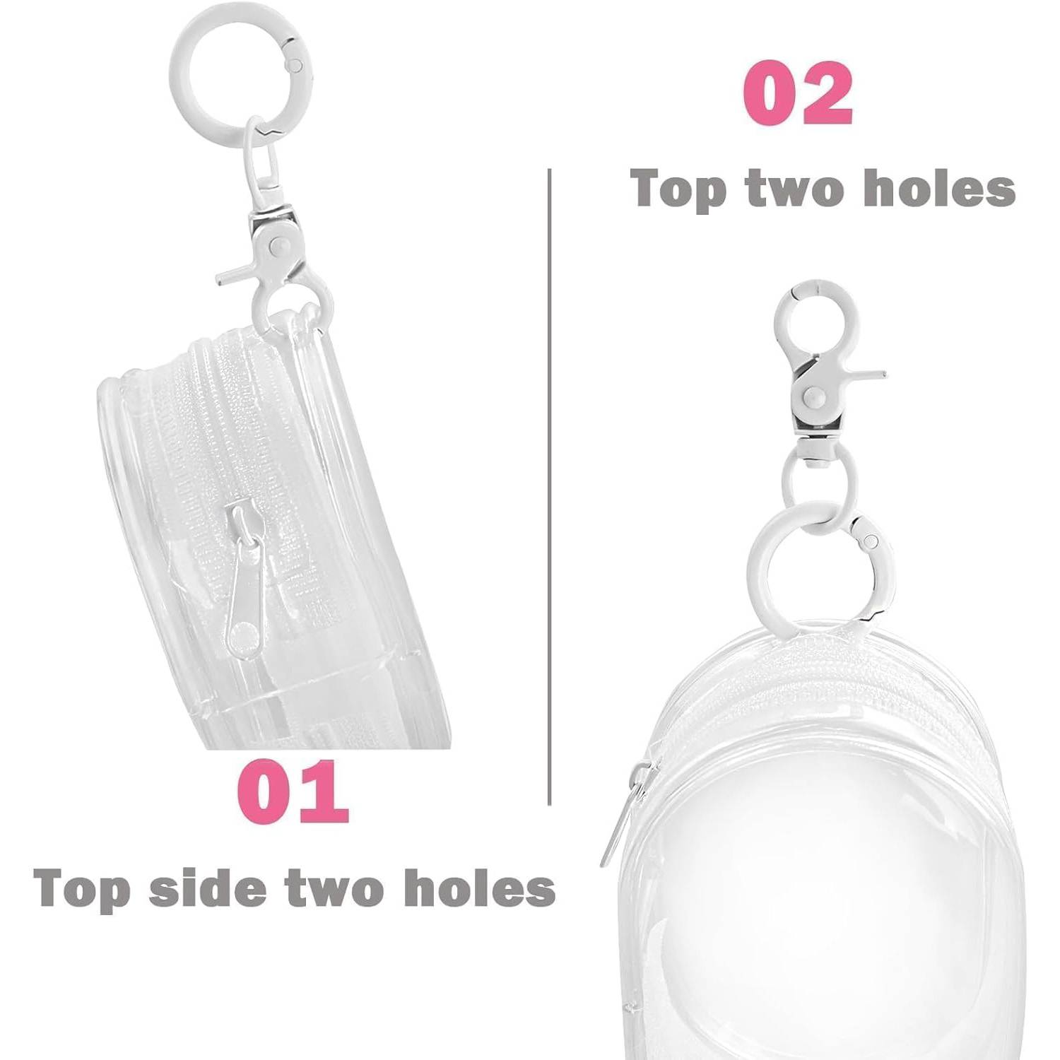 Transparent data cable storage bag 10