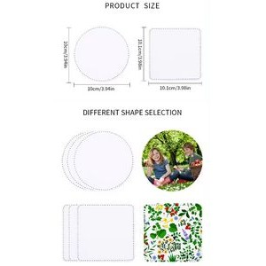 Premium Thickened Leather Drink Coasters Set of 6 3