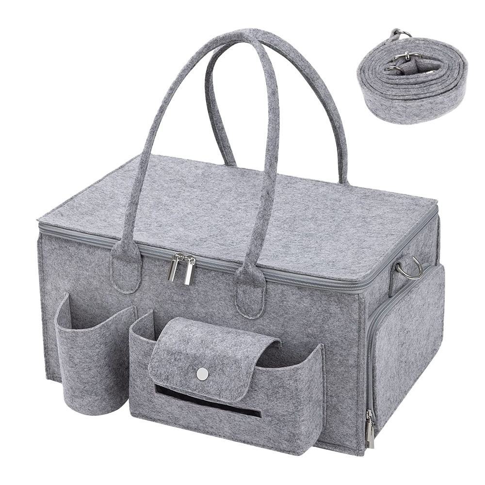 Felt Diaper Storage Bag 2
