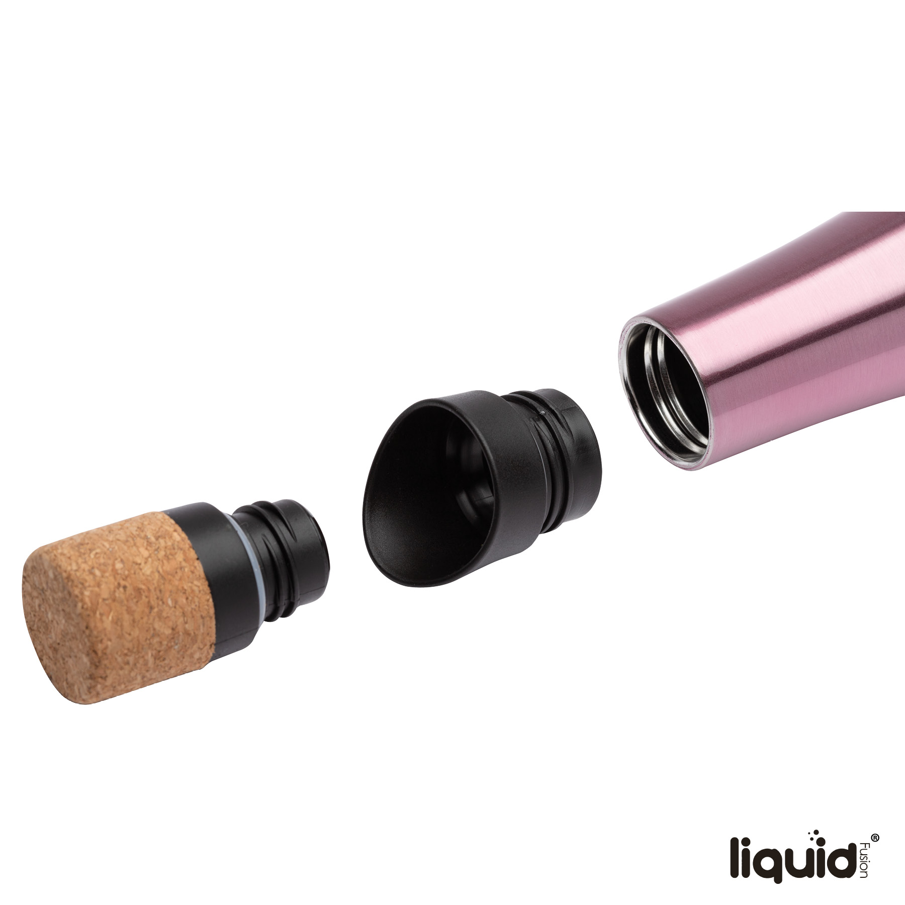 Liquid Fusion®  25 oz. Vacuum Insulated Steel Wine Carafe / Bottle 13