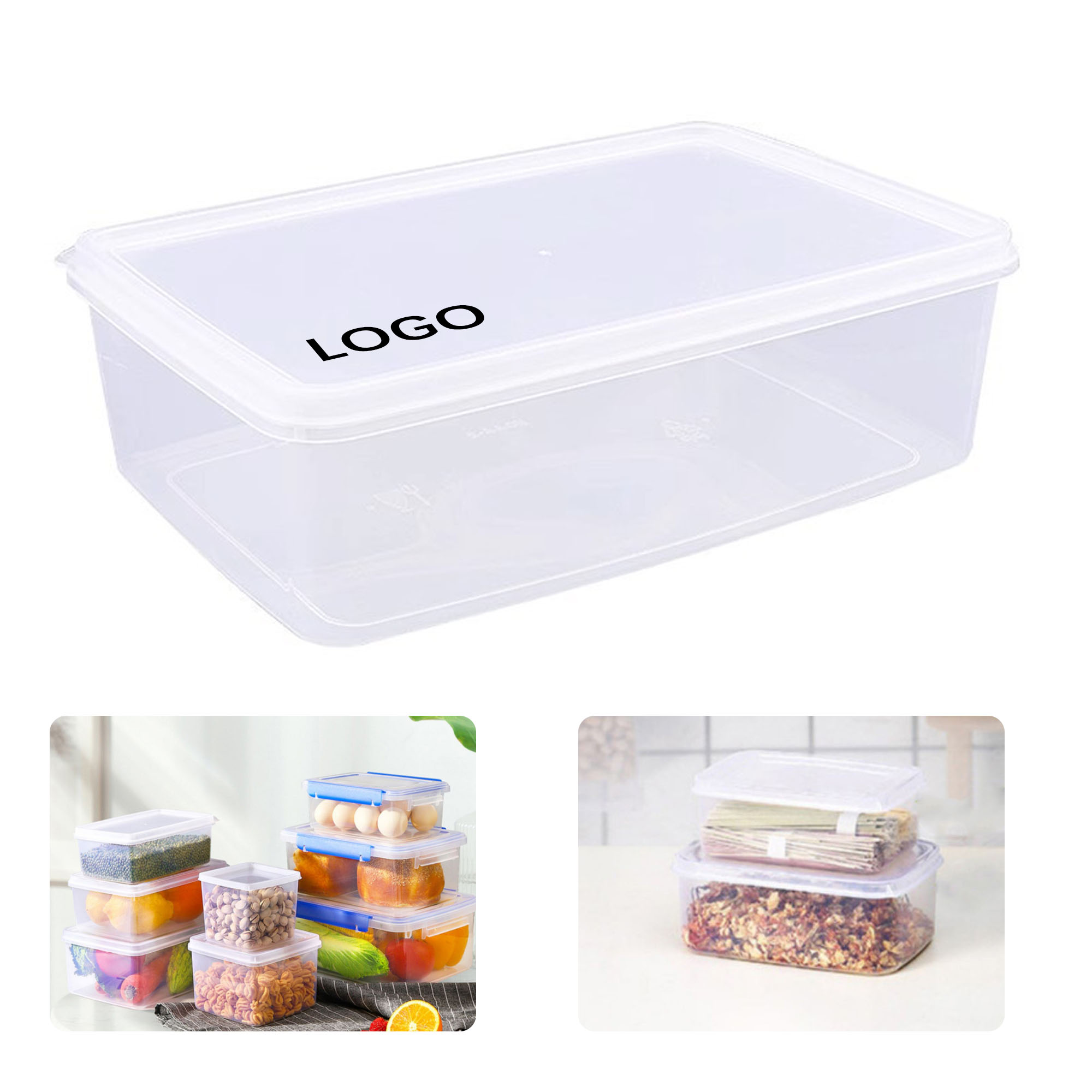Plastic Food Storage Container With Lid 3