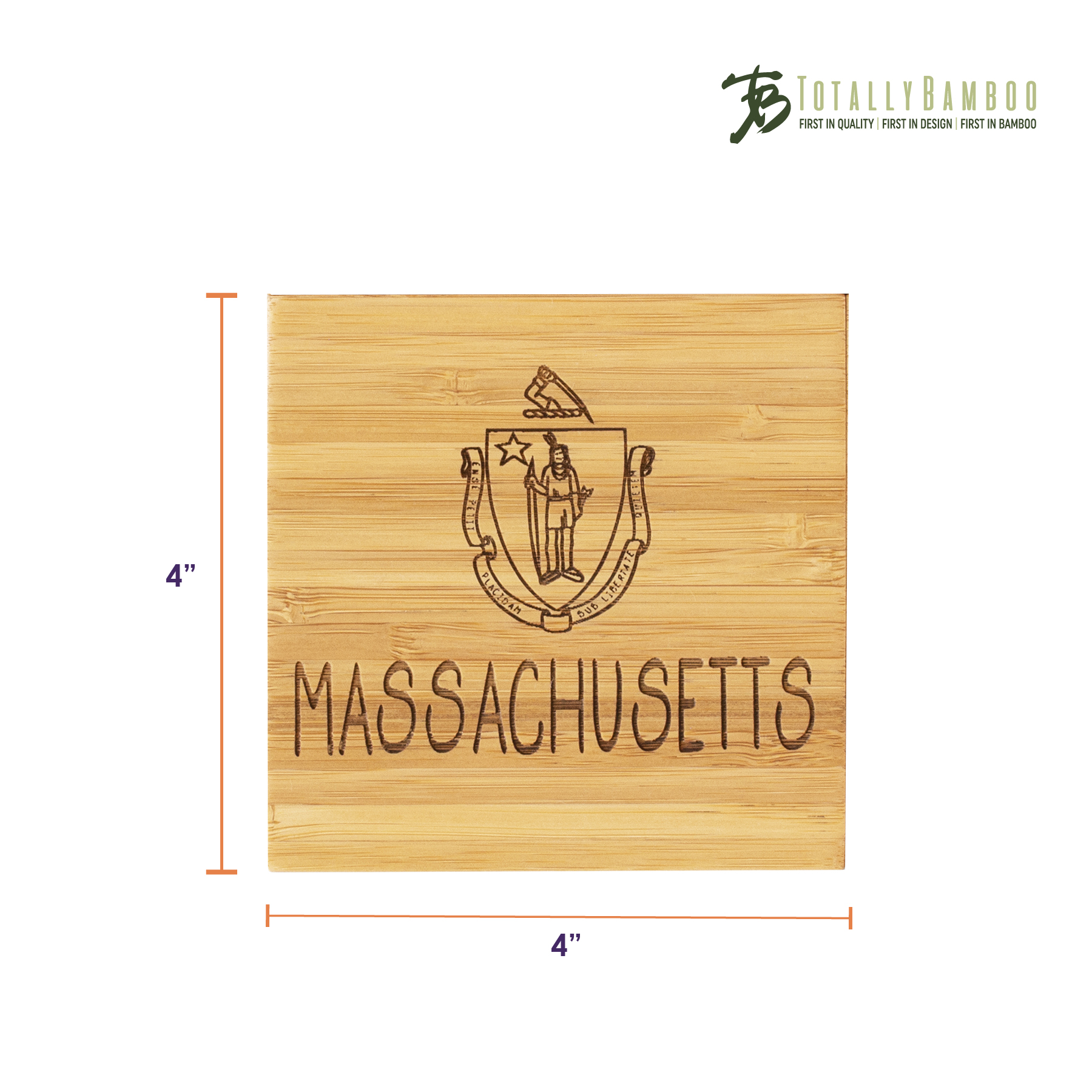 Massachusetts Puzzle Coaster Set 2