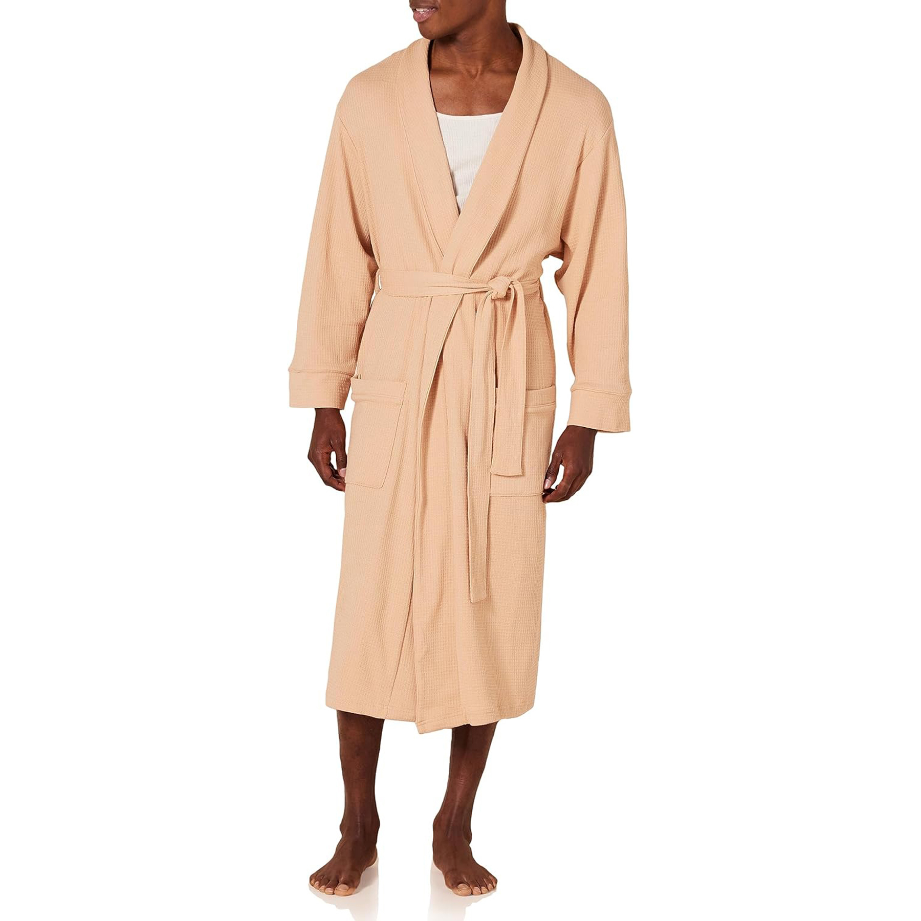 Men's Lightweight Waffle Robe 6
