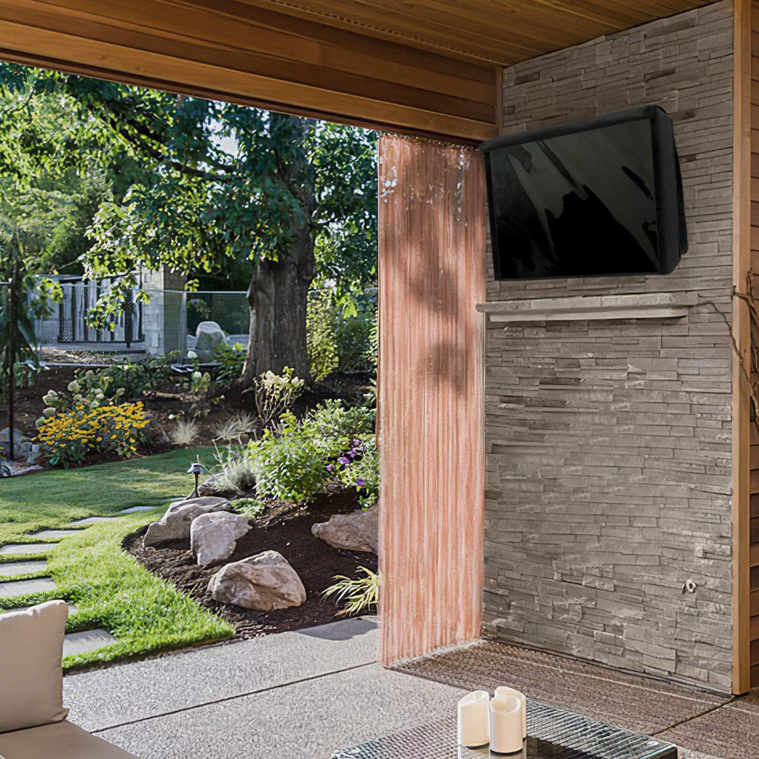 22-24 Inch Waterproof Outdoor TV Cover 6