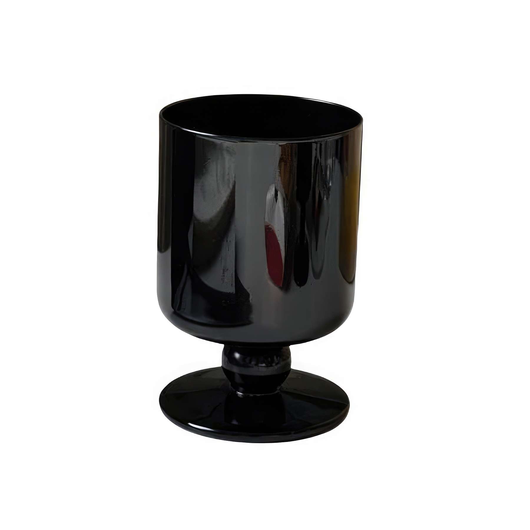 280ml 9.4oz Black Glass Goblet Wine Cocktail Cup 3