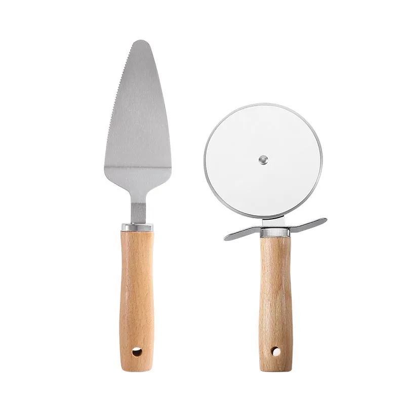 Pizza knife and spatula two-piece set 6