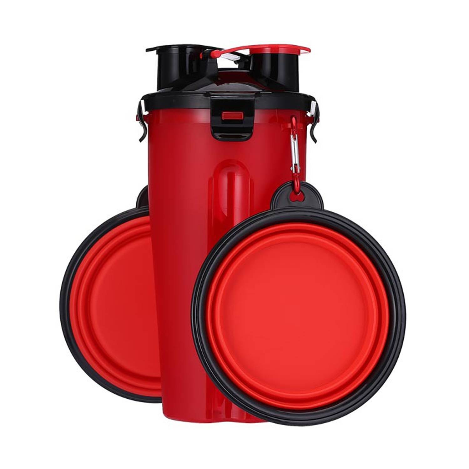 2 in 1 Folding Pet Feeder Water Bottle 5