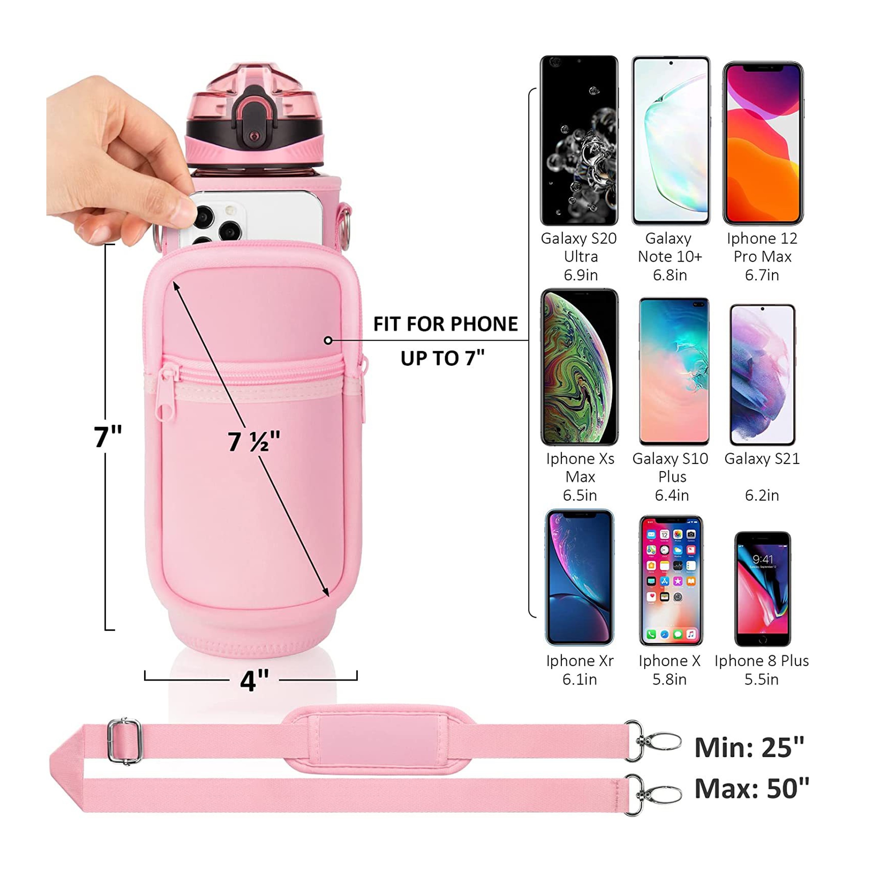 1L Water Bottle Carrier Holder (direct import) 4