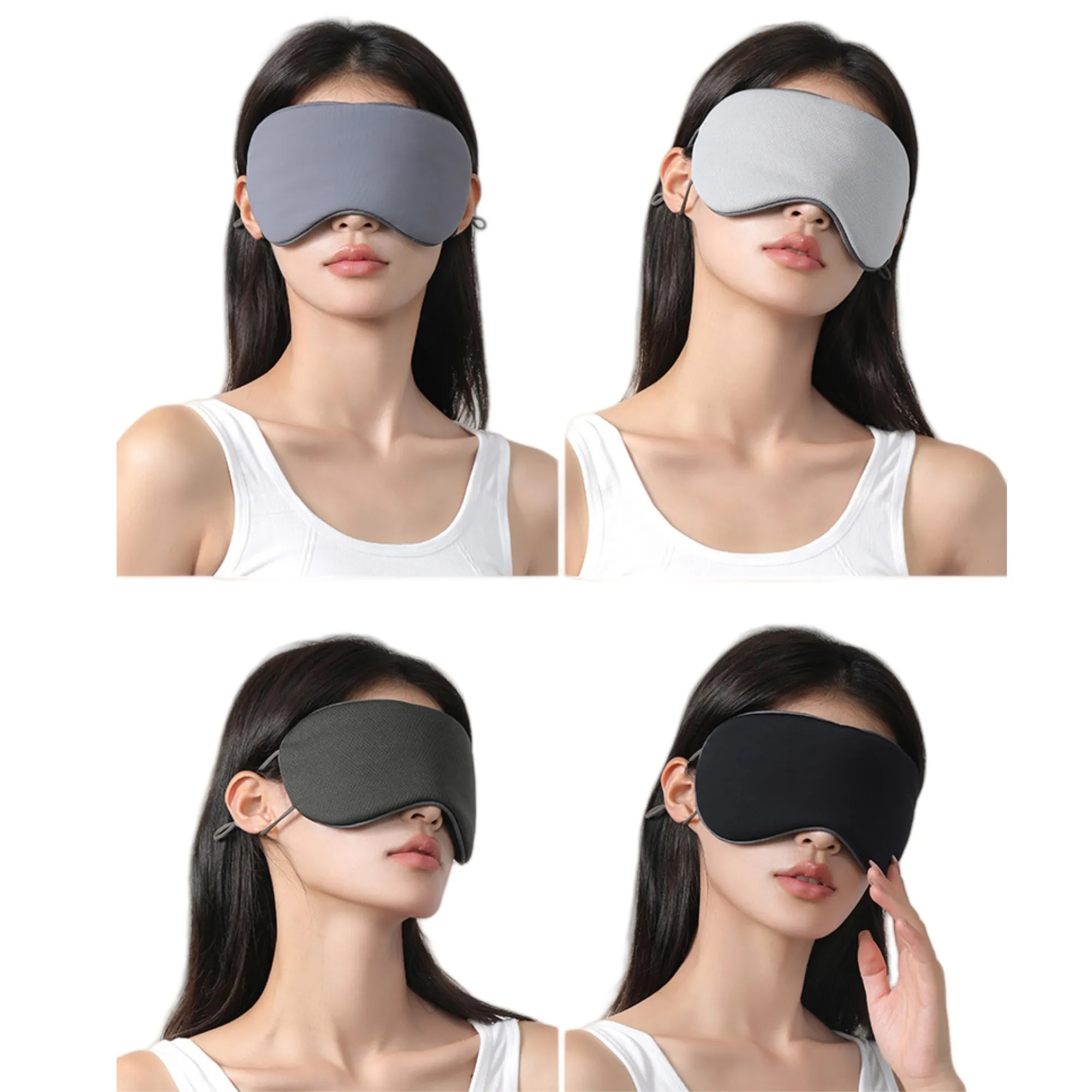Adjustable Dual Sided Sleeping Eye Mask Warm And Cool 4