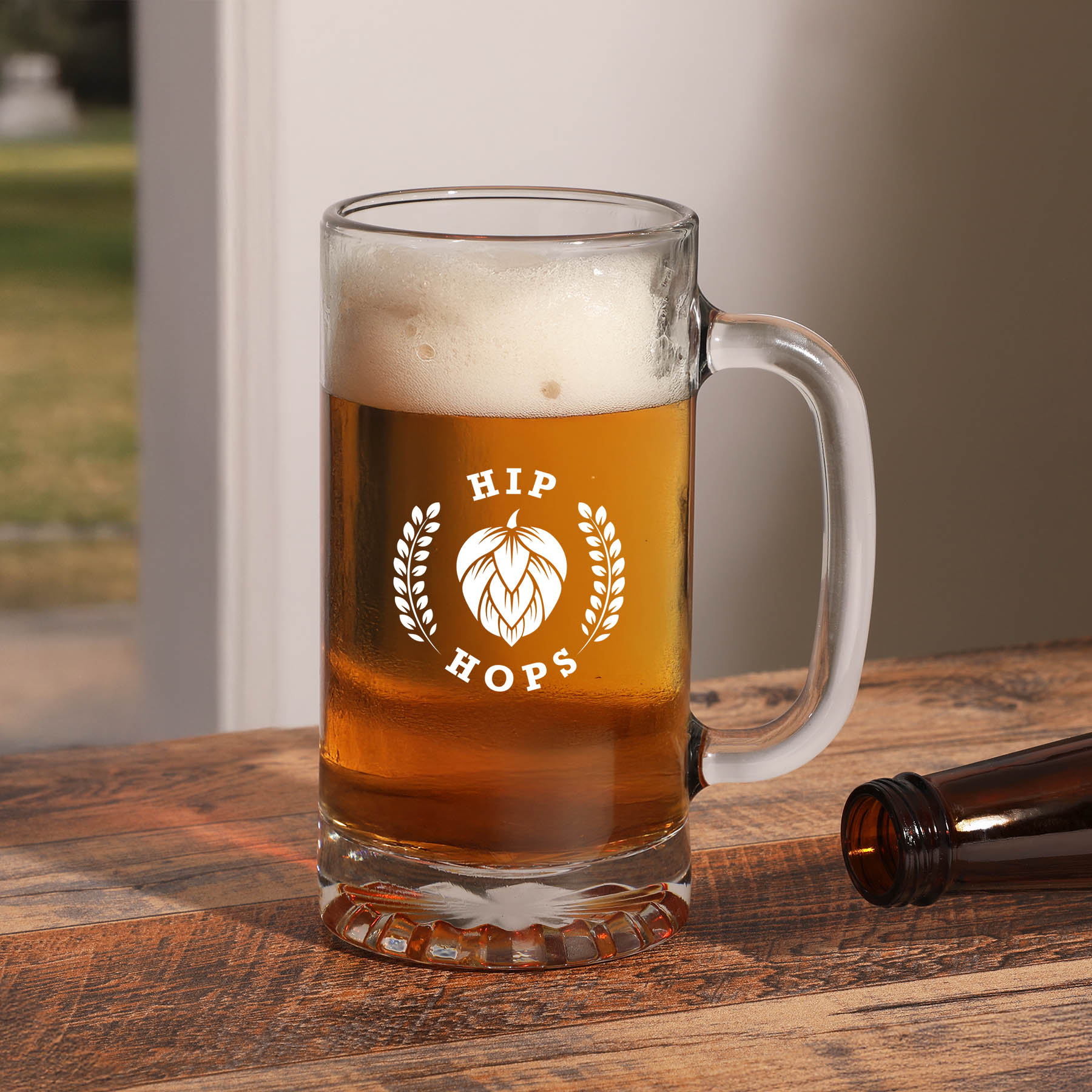 16 oz Libbey Glass Beer Mug 2